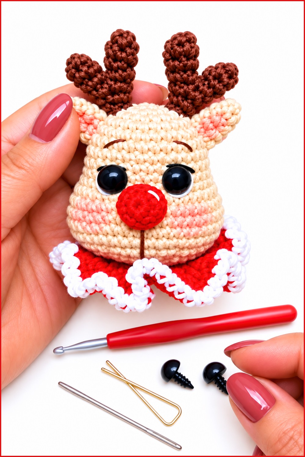 Crochet Christmas Reindeer Pattern 6