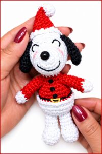 Crochet Christmas Snoopy Pattern 6