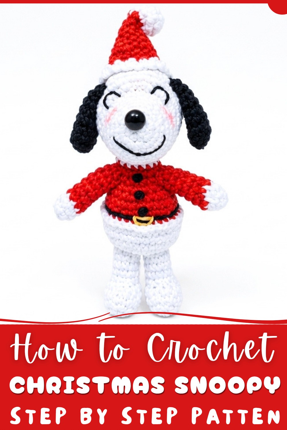 Crochet Christmas Snoopy Pattern