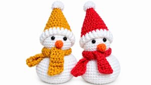 Crochet Christmas Snowman Pattern 5