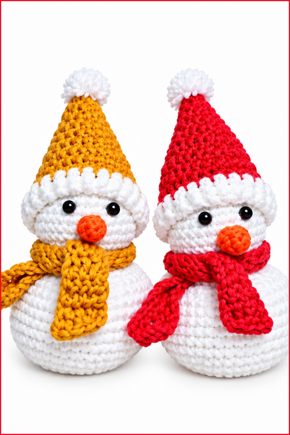 Crochet Christmas Snowman Pattern 6