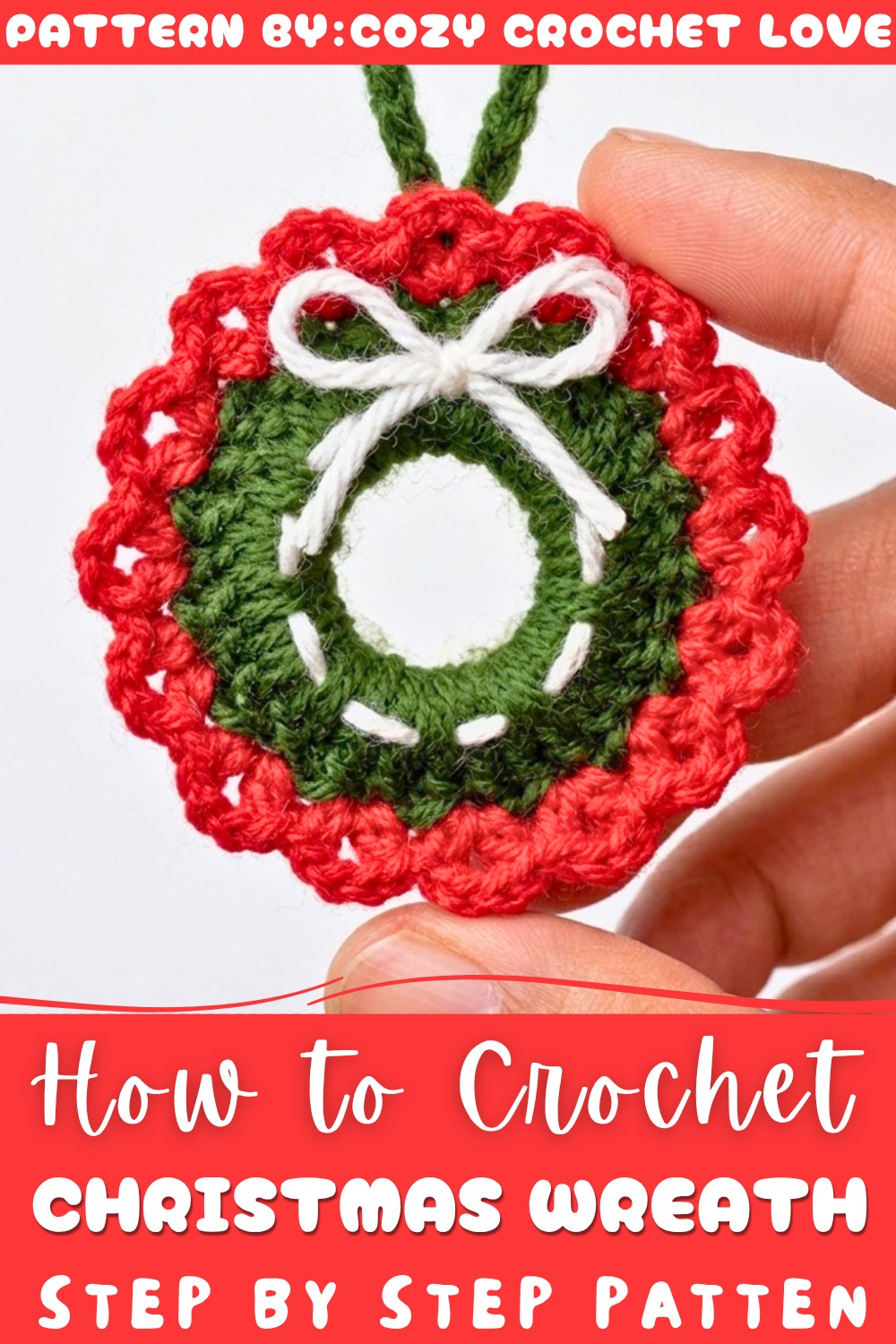 Crochet Christmas Wreath Pattern