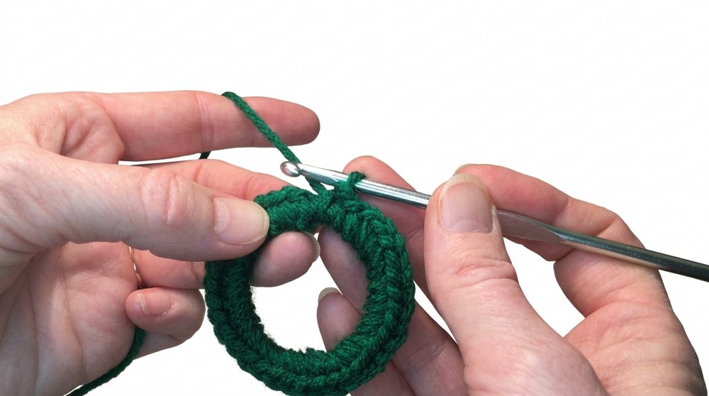 Crochet Christmas Wreath Pattern 2