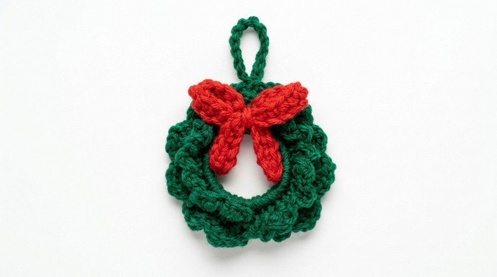 Crochet Christmas Wreath Pattern 5