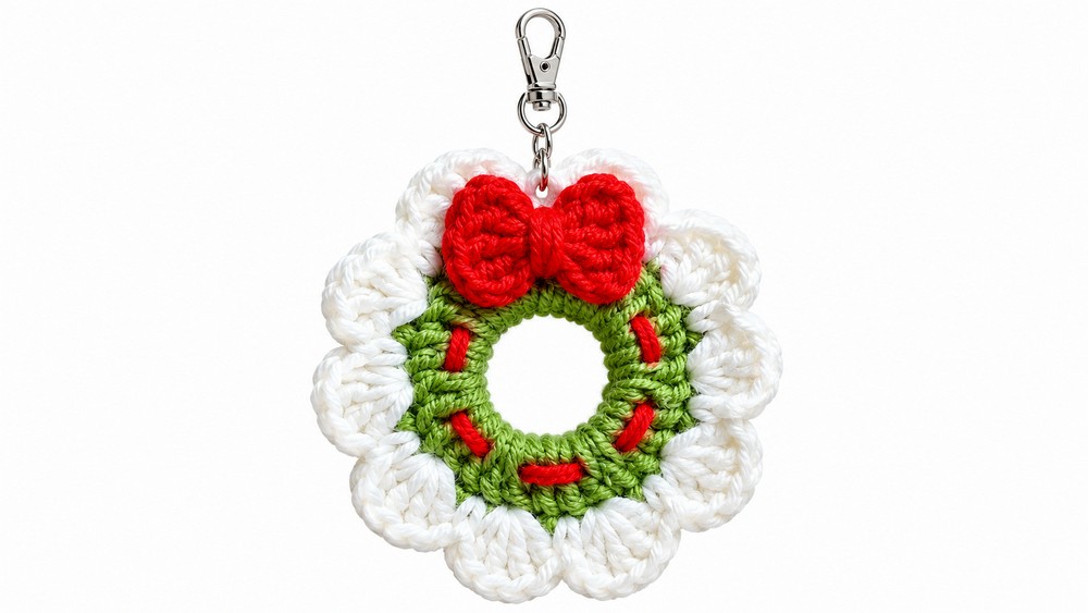 Crochet Christmas Wreath Pattern 5
