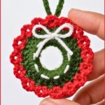 Crochet Christmas Wreath Pattern 6