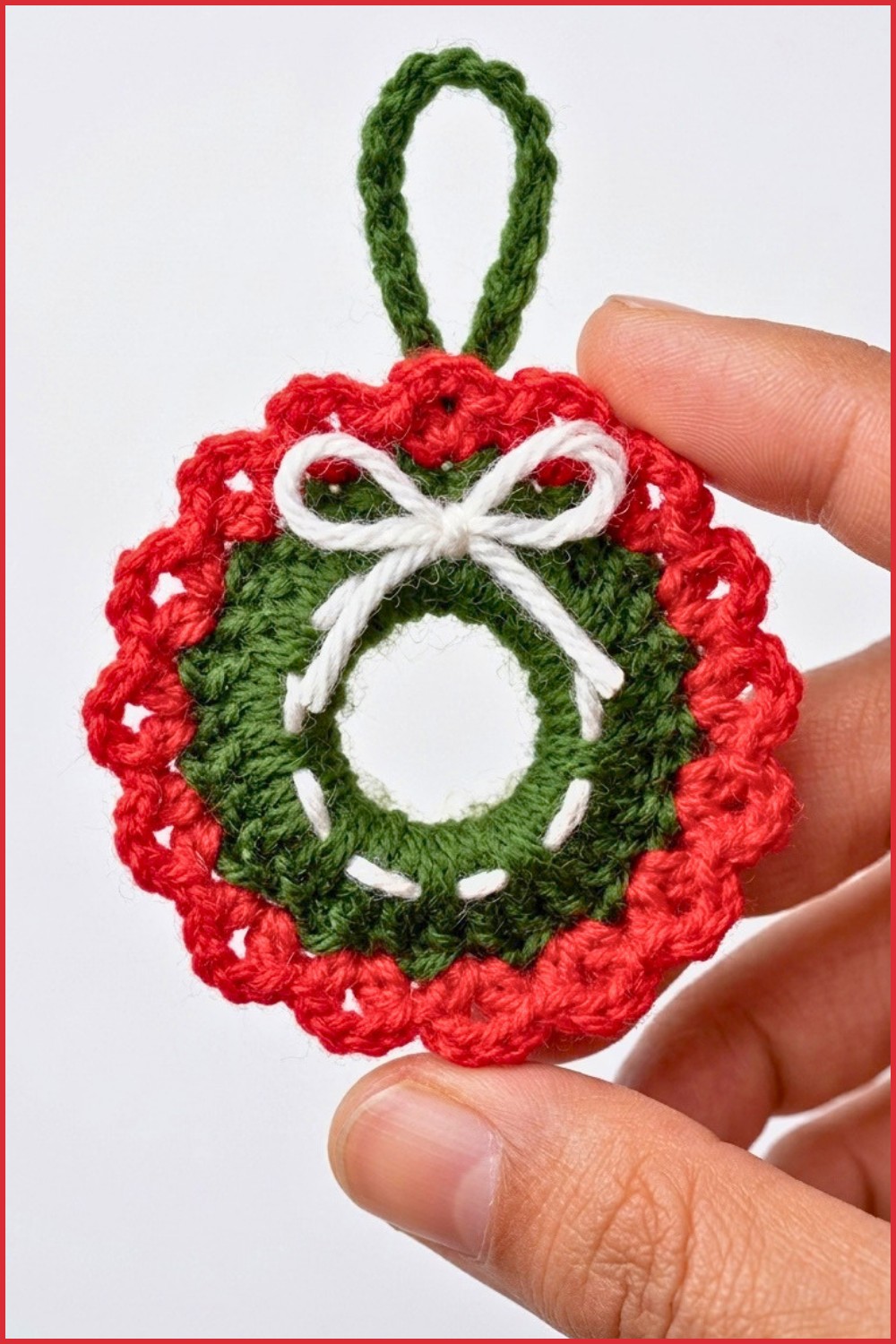 Crochet Christmas Wreath Pattern 6