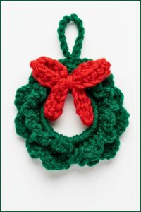 Crochet Christmas Wreath Pattern 6