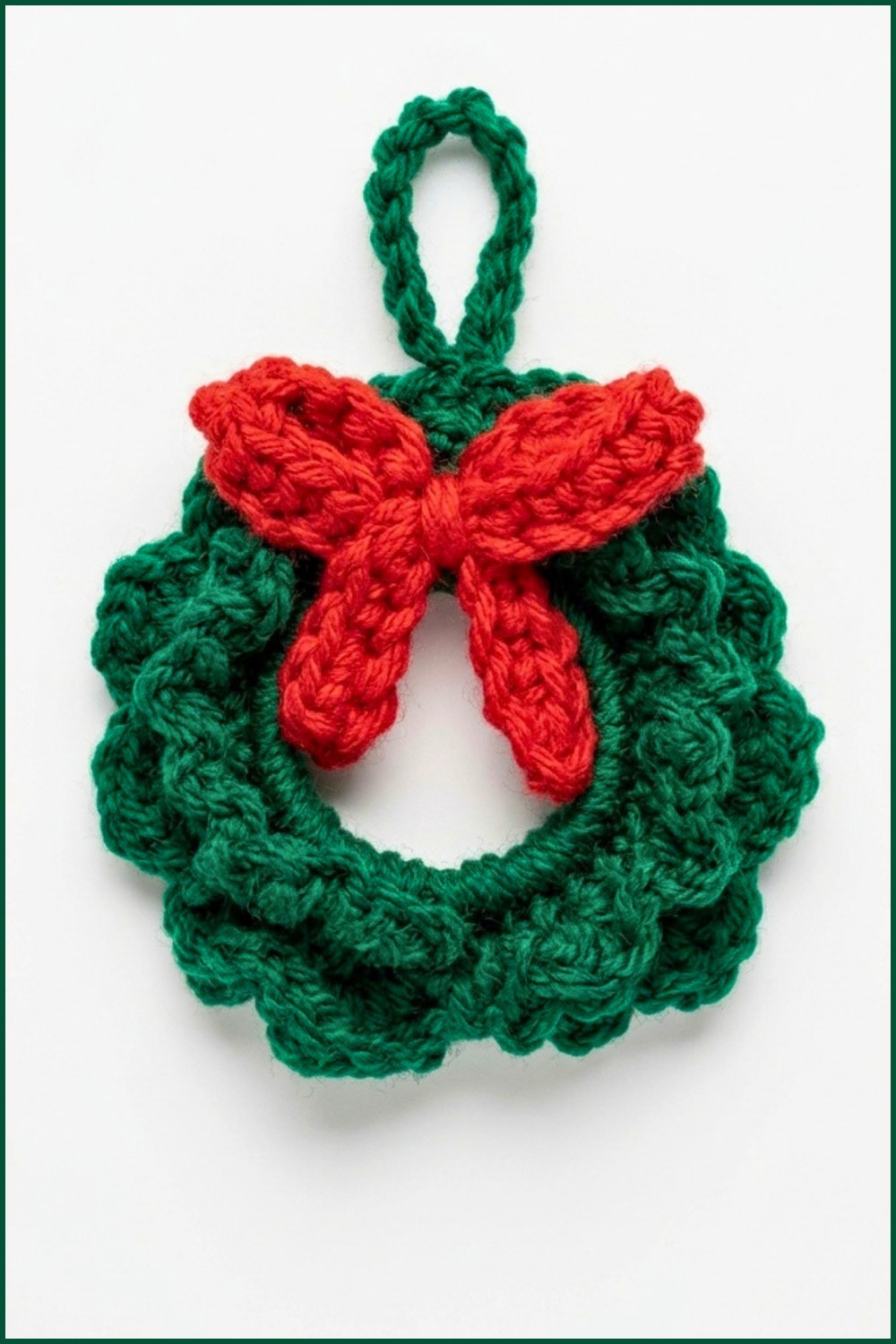 Crochet Christmas Wreath Pattern 6