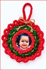 Crochet Christmas Wreath Pattern 6