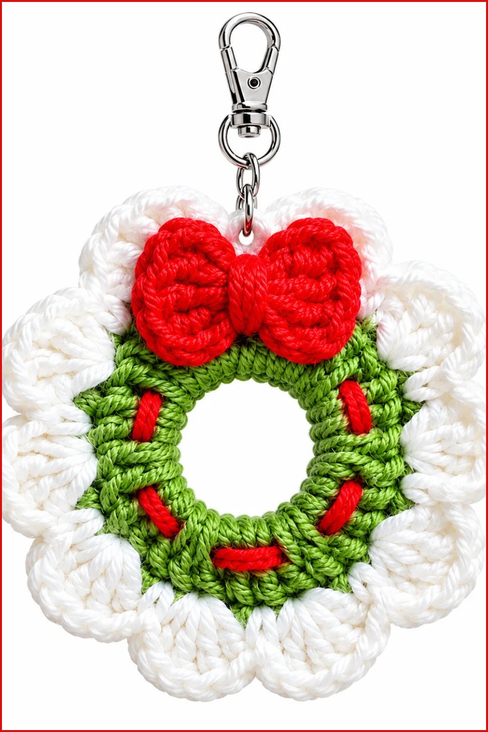 Crochet Christmas Wreath Pattern 6