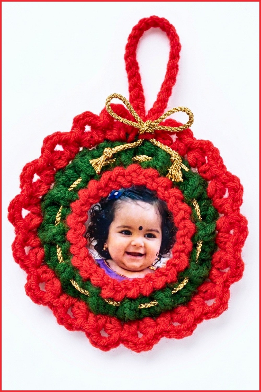 Crochet Christmas Wreath Pattern 6