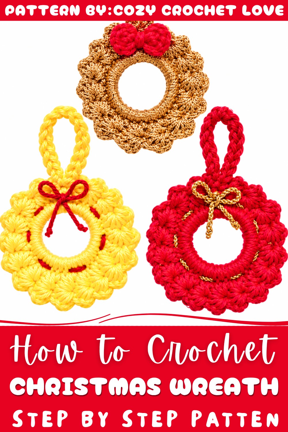Crochet Christmas Wreath Pattern