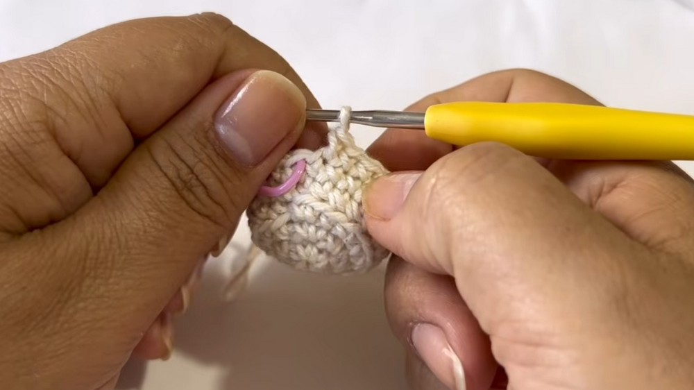 Crochet Cowboy Hat Keychain Pattern 2