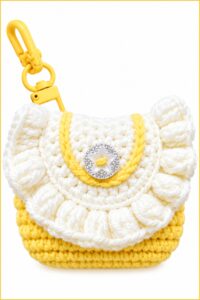 Crochet Earphone Case Bag Pattern 6