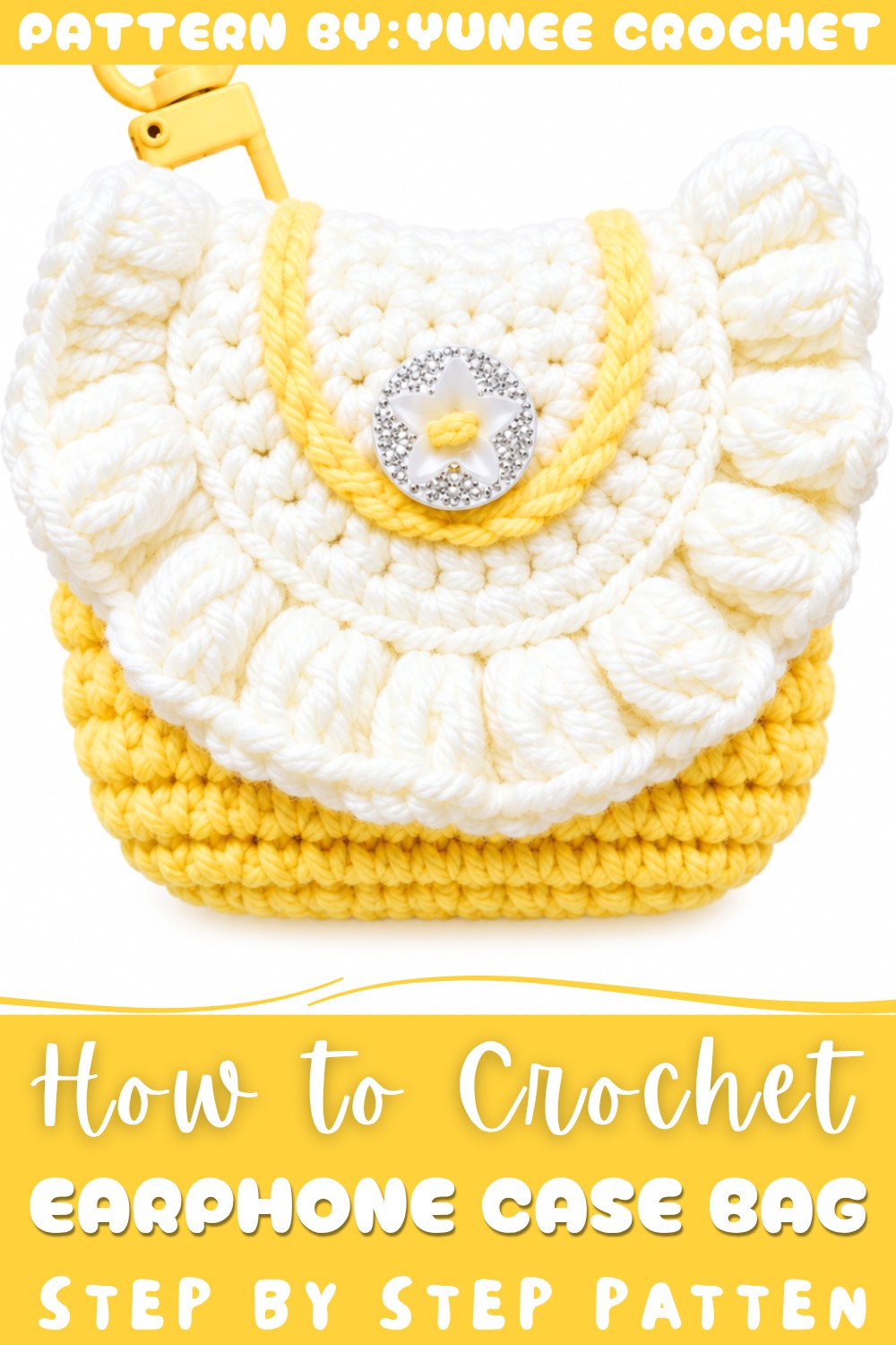 Crochet Earphone Case Bag Pattern