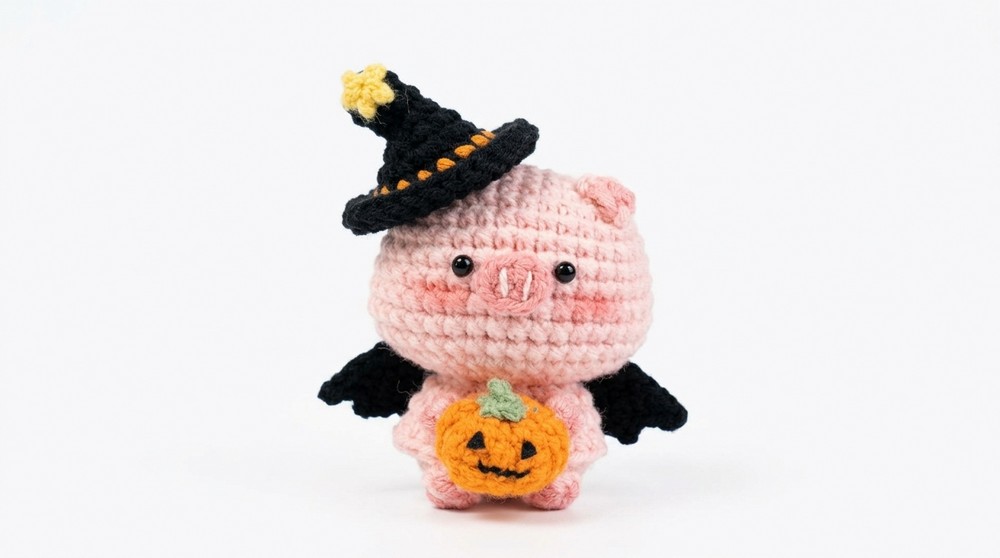 Crochet Halloween Pig Pattern 5