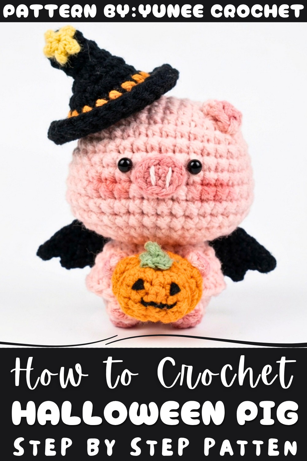 Crochet Halloween Pig Pattern