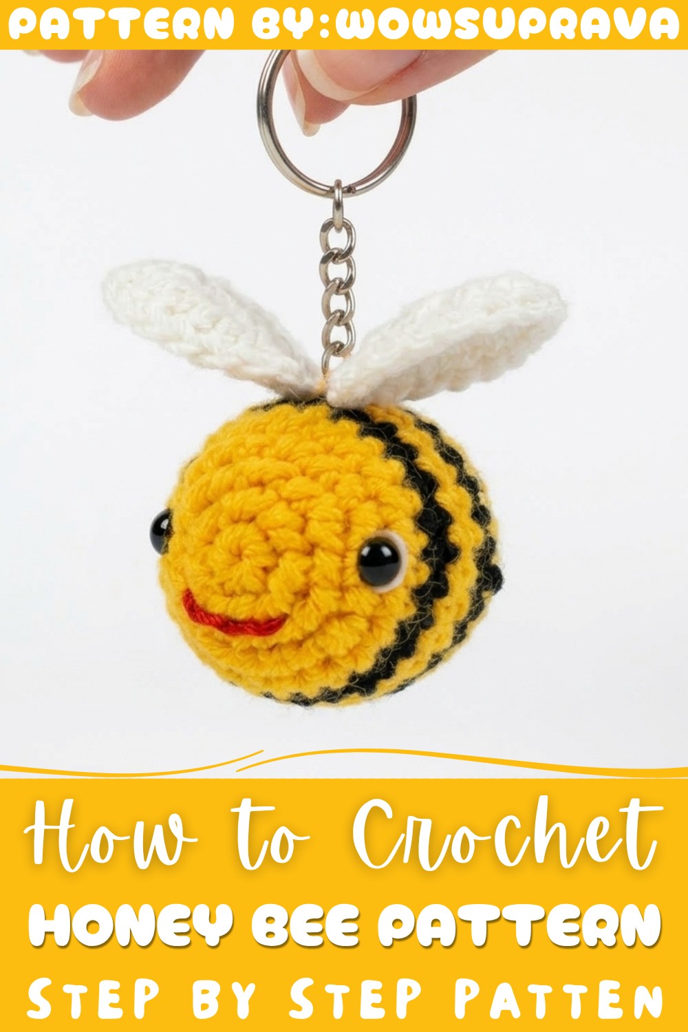 Crochet Honey Bee Pattern