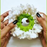 Crochet Jasmine Scrunchie Pattern 6