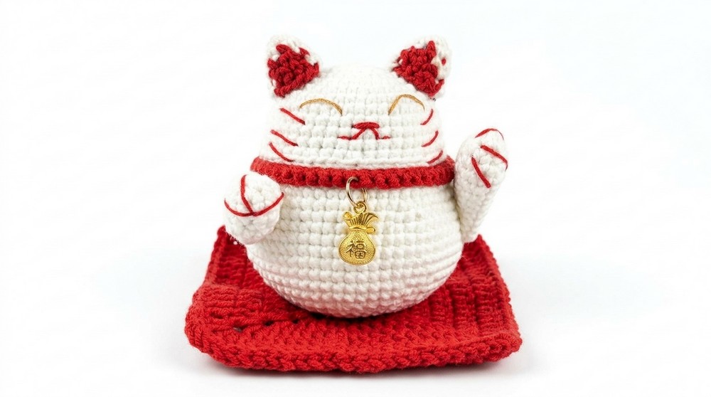 Crochet Lucky Cat Pattern 5