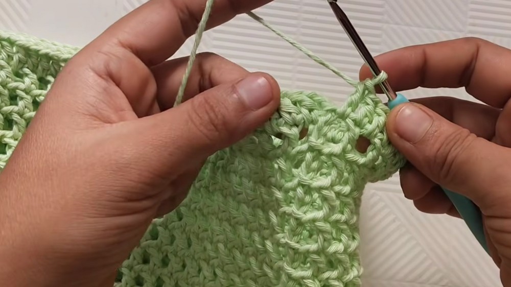 Crochet Mesh Bag Pattern 3