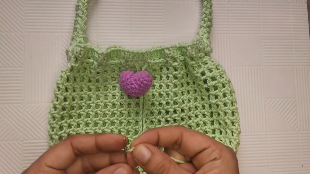 Crochet Mesh Bag Pattern 4