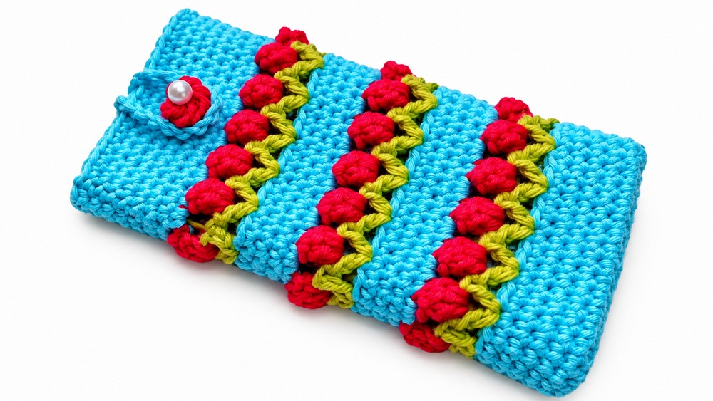 Crochet Mobile Pouch Pattern 5