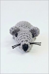 Crochet Mouse Keychain Pattern 6