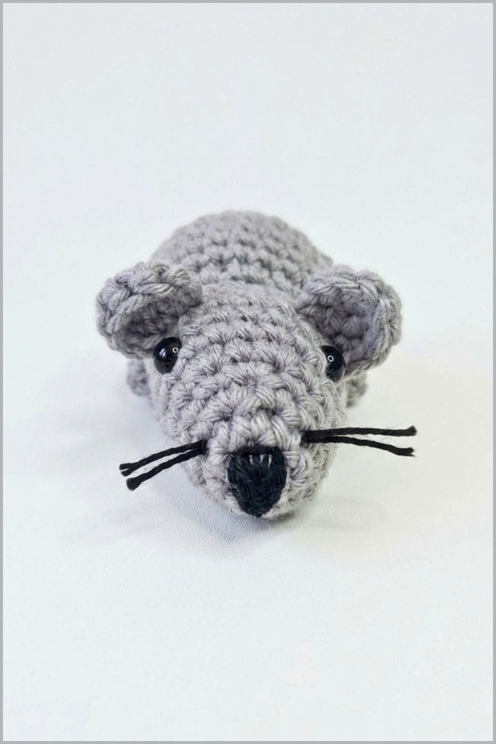 Crochet Mouse Keychain Pattern 6