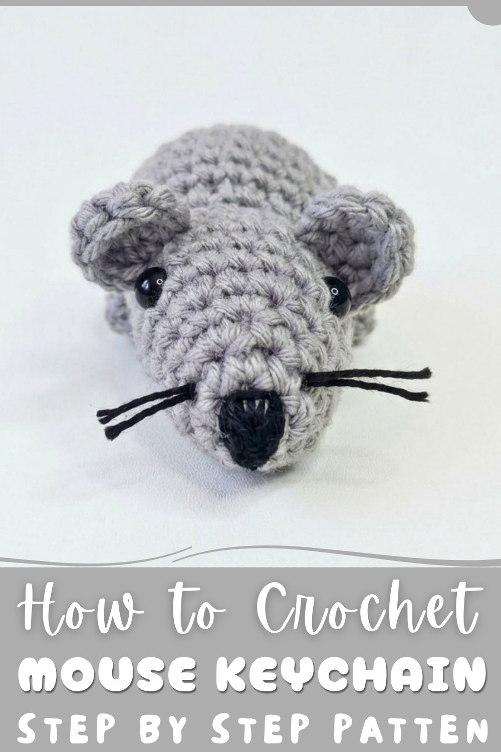 Crochet Mouse Keychain Pattern