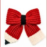 Crochet Pencil Hair Bow Pattern 6