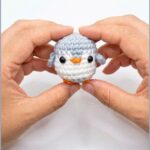 Crochet Penguin Keychain Pattern 6