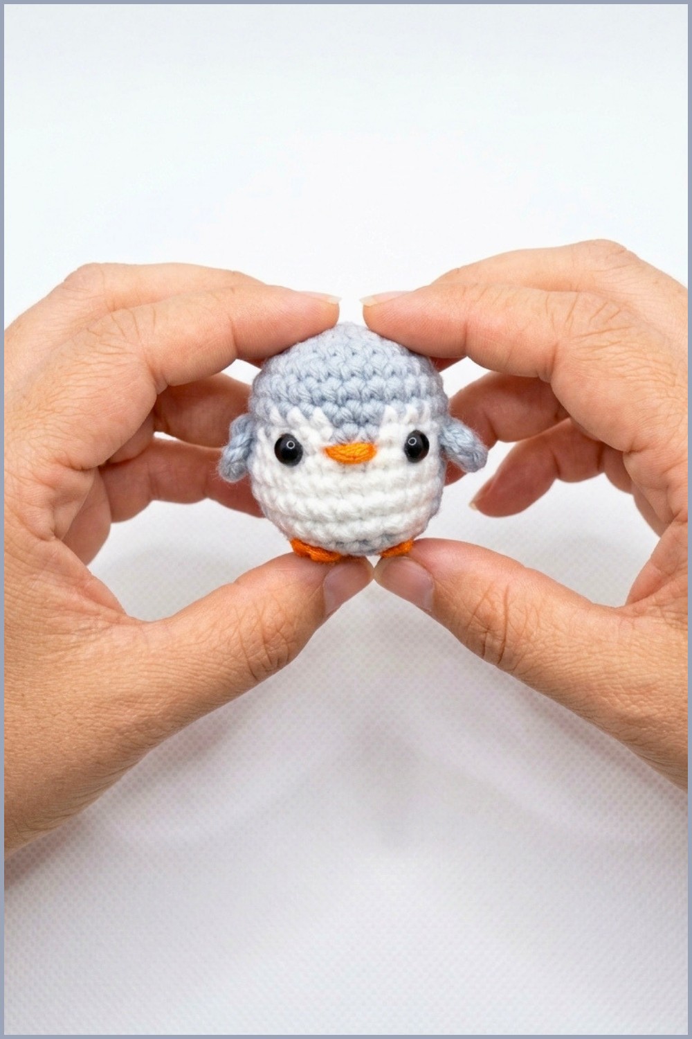 Crochet Penguin Keychain Pattern 6