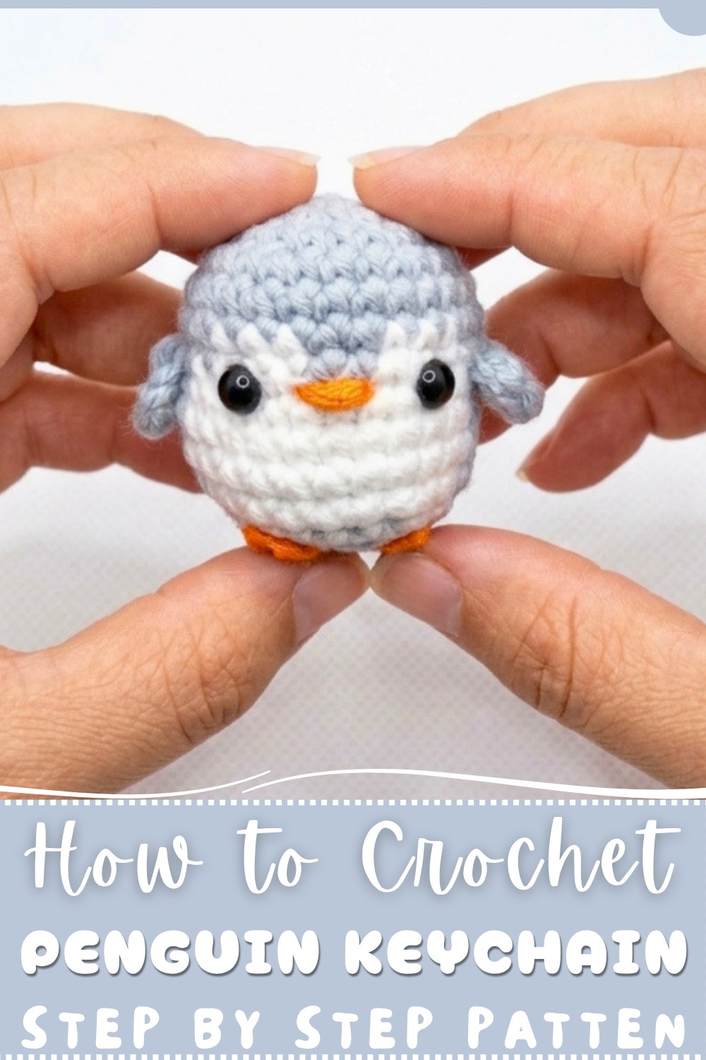 Crochet Penguin Keychain Pattern