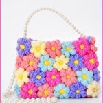 Crochet Puffy Flower Bag Pattern 6
