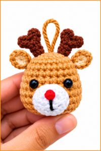 Crochet Reindeer Amigurumi Pattern 6