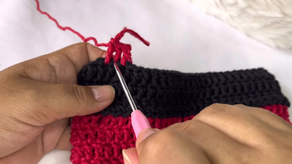 Crochet Santa Claus Bag Pattern 3