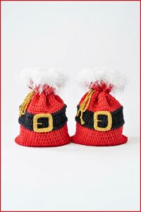 Crochet Santa Claus Bag Pattern 6