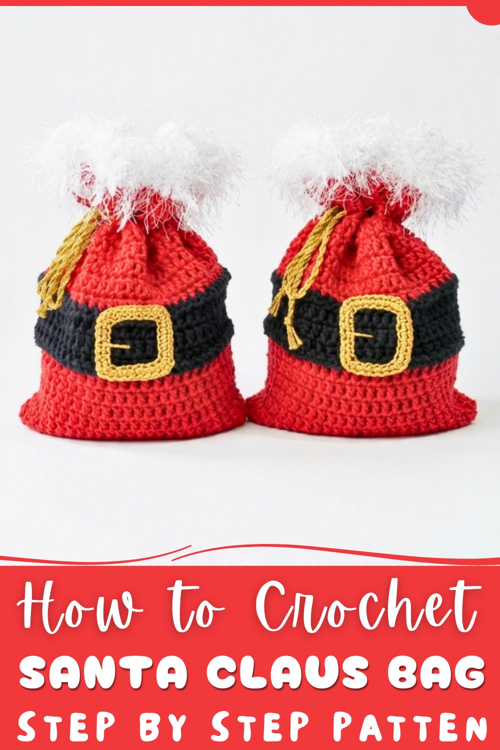 Crochet Santa Claus Bag Pattern