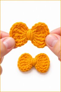 Crochet Simple Bow Pattern 6