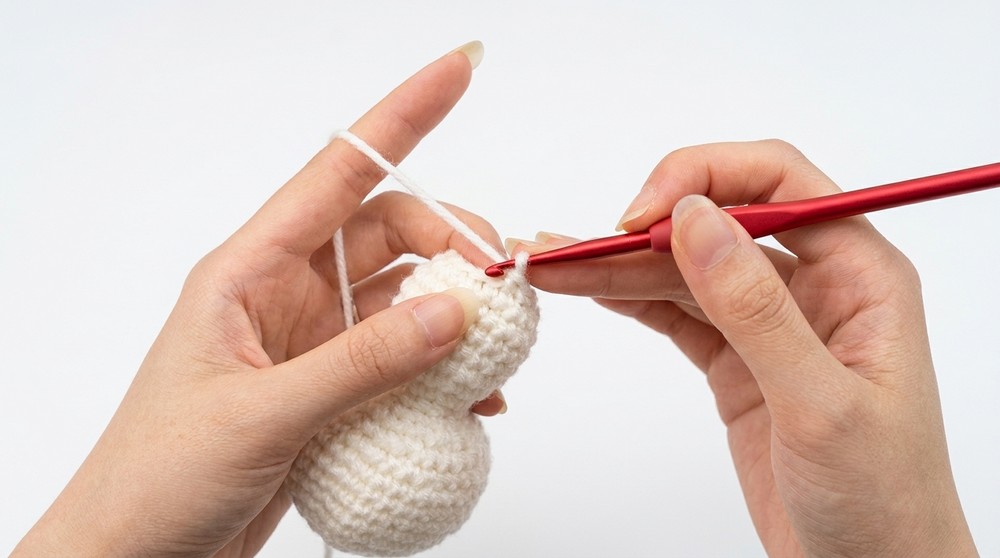 Crochet Snowman Pattern 3