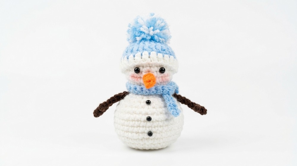 Crochet Snowman Pattern 5