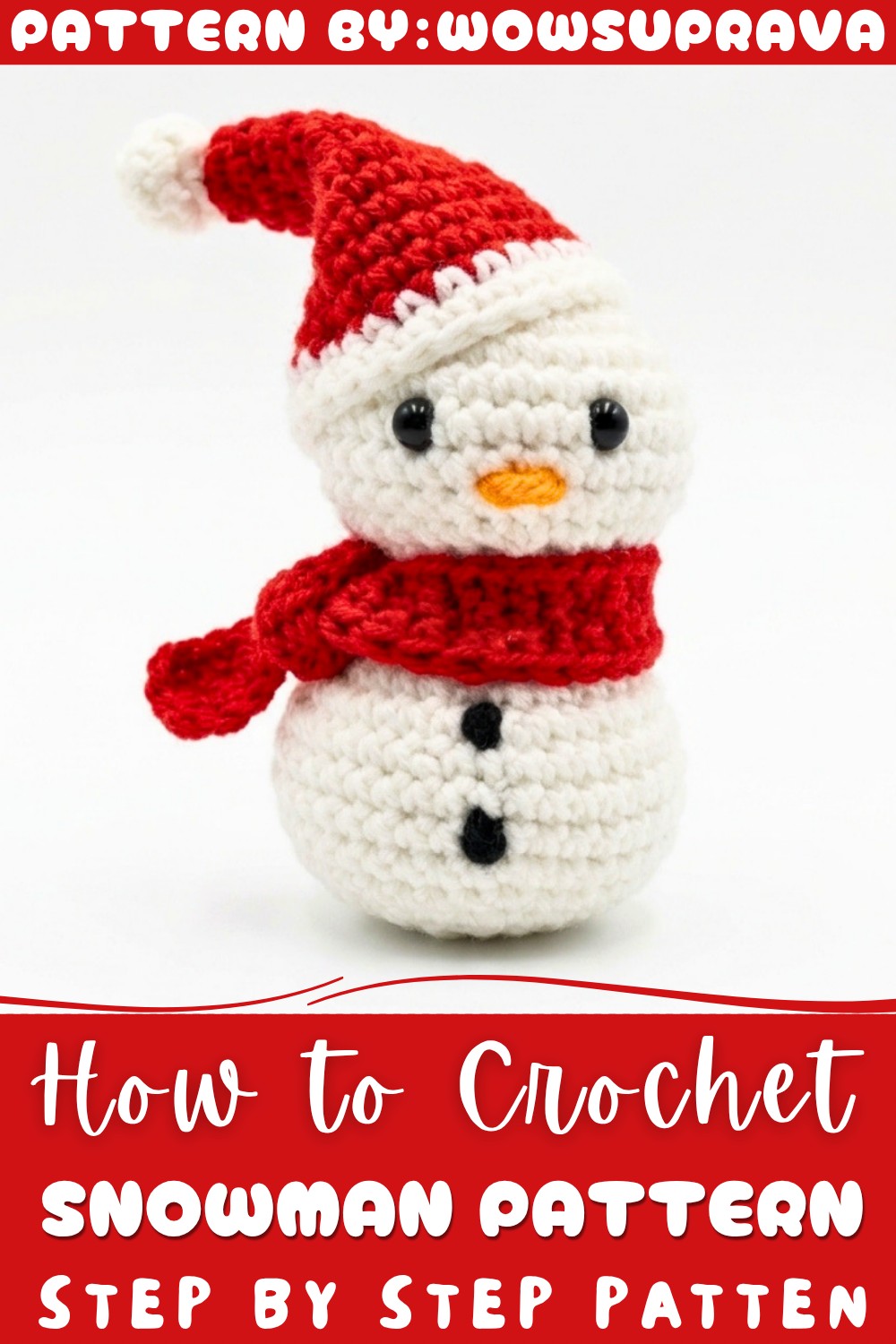Crochet Snowman Pattern