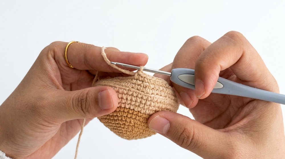 Crochet Spinning Cat Pattern 2