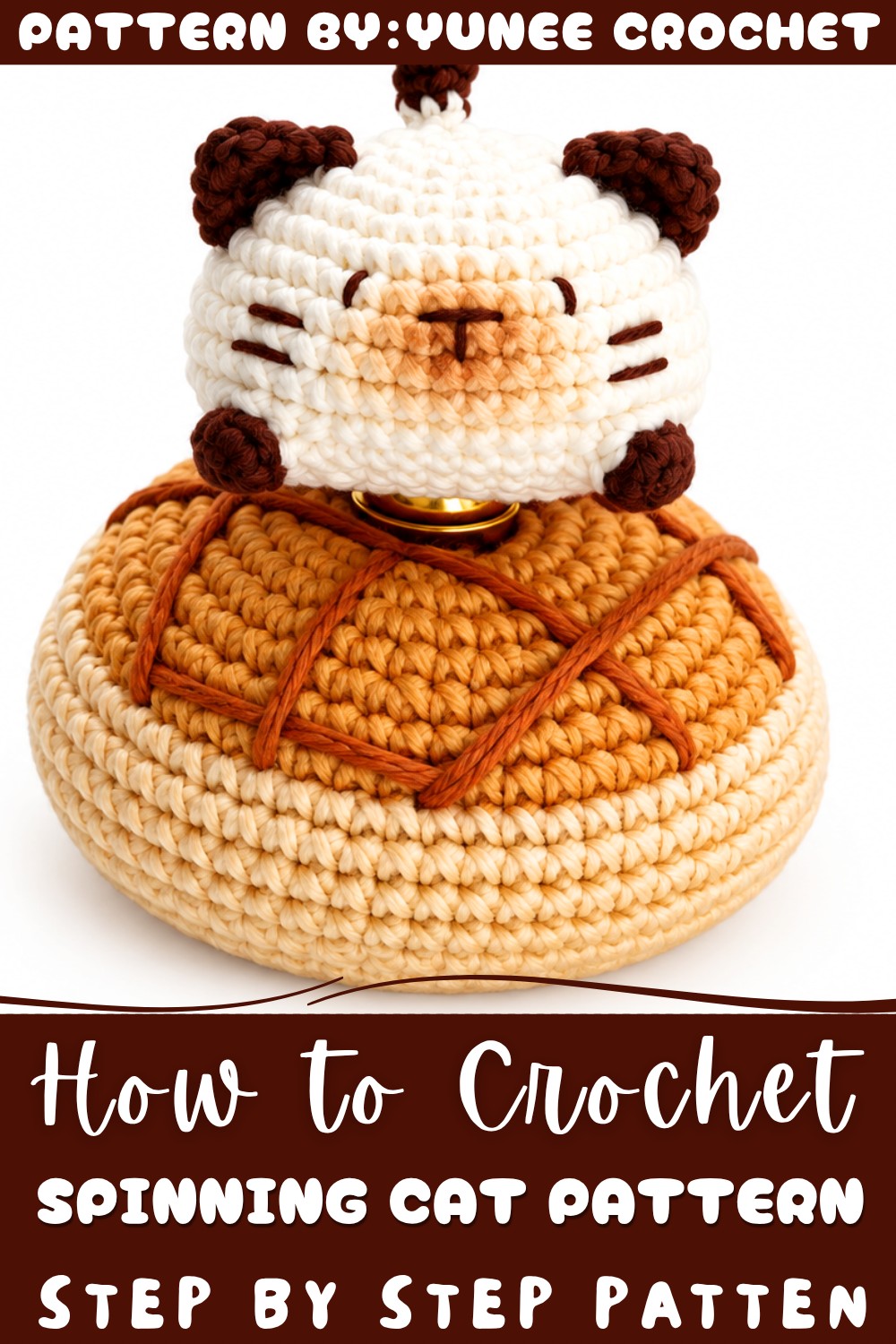 Crochet Spinning Cat Pattern