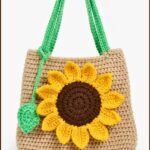 Crochet Sunflower Bag Pattern 6