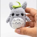 Crochet Totoro Keychain Pattern 6
