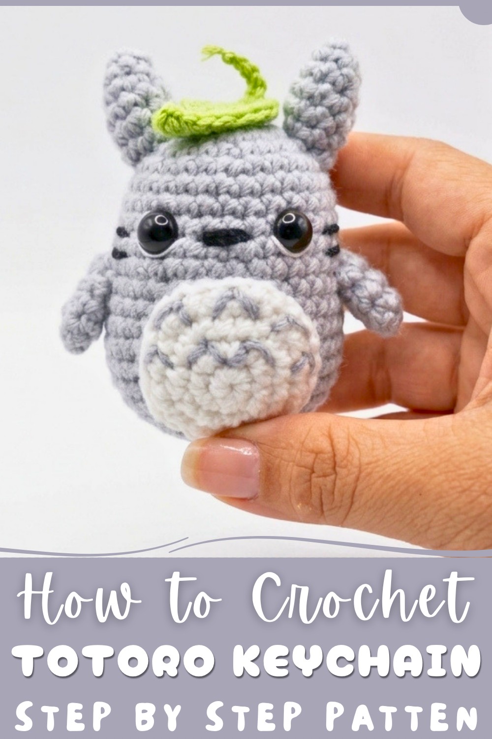Crochet Totoro Keychain Pattern