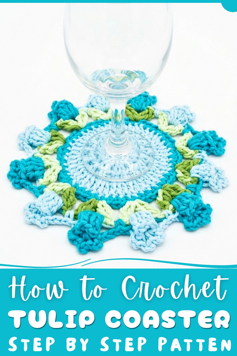 Crochet Tulip Coaster Pattern
